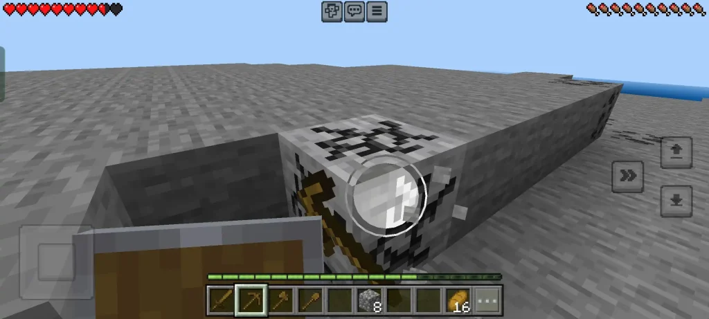 Minecraft scene featuring a player interacting with a Nether Portal, surrounded by obsidian blocks and glowing portal effects, highlighting the transition to the Nether dimension.
